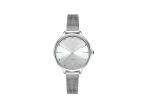 SS Small Ladies Wrist Watch , Milanese Bracelet Stainless Steel Back Quartz