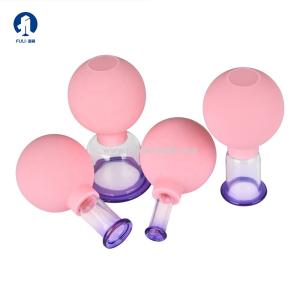 Wholesale Silicone Glass Therapy Massage Cupping Sets Anti Cellulite For Muscle Relaxation from china suppliers