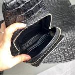 Authentic Crocodile Skin Men's Small Chest Bag Cross Shoulder Bag Genuine Exotic