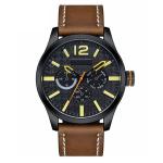Men Fashion Sports Waterproof Quartz Watches Three Eye Large Dial Watch