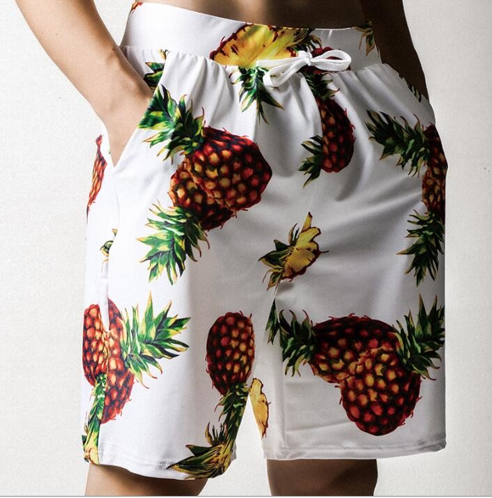 2019 Pinapple swim trunks best mens board shorts swimming trunks with shorts inside