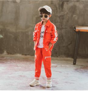 Wholesale Fashion Boys Streetwear,Teens Good Quality Clothing Set loose Jacket +Trouser, fast street Brand for Kids from china suppliers