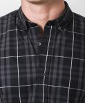 Cotton Street Style Mens Fashion Casual Shirts , Plain Long Sleeve Shirts Mens