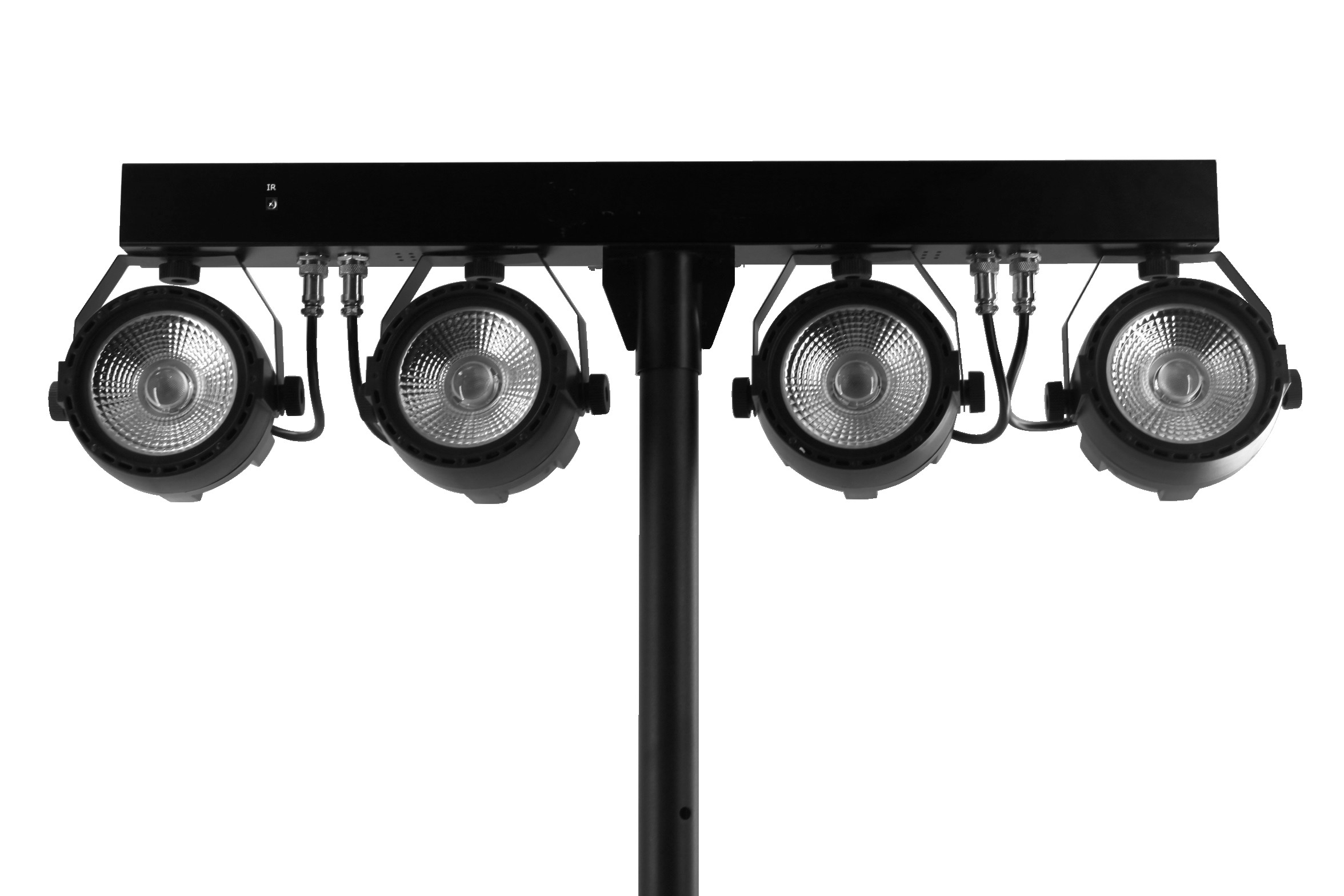 4PCS 30W COB Par sets led flat par 4 system dj bar stage lighting