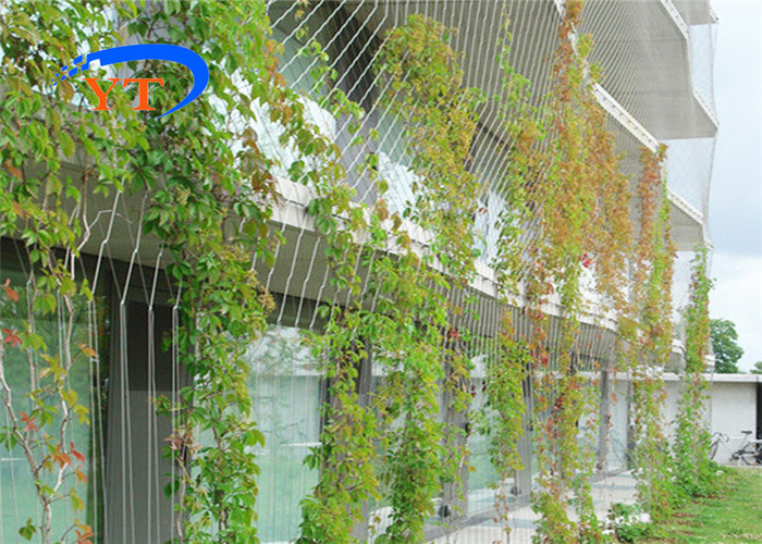 Reinforcing Climbing Plant Mesh Support 1.2mm SS Rope Mesh