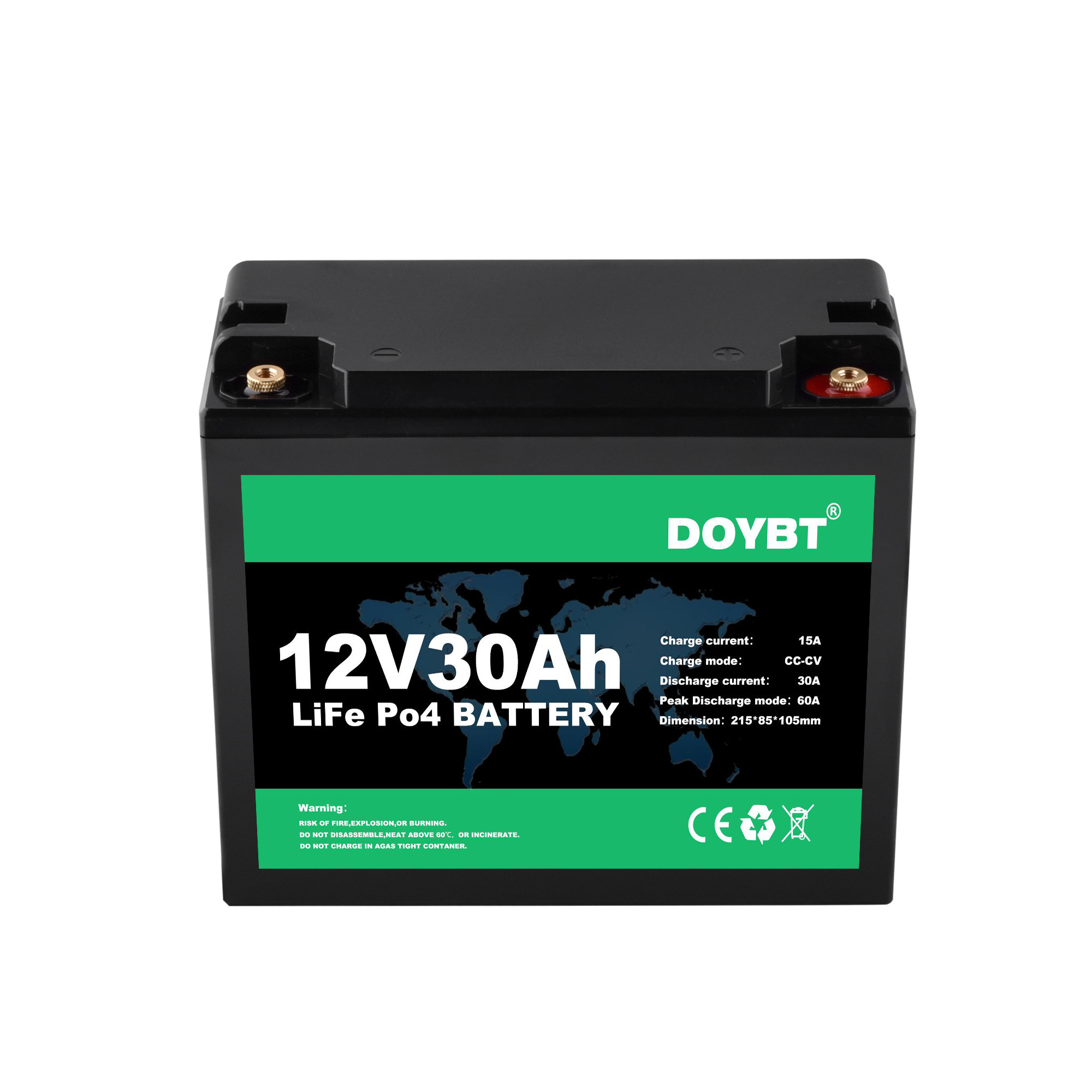 12v 30ah Rechargeable Lithium Battery Pack For Car Start Power Supply
