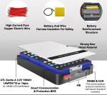 Power Wall Lifepo4 Battery Pack 48v 5kw 10kw 100ah 200ah Powerwall Lithium Solar