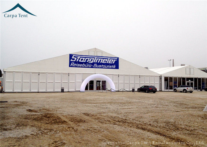 Water Proof Warehouse Tents Aluminium Structure PVC Fabric 15m By 30m