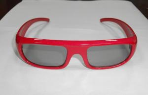 Wholesale Red Frame Plastic Circular Polarized 3D Glasses For Cinema from china suppliers