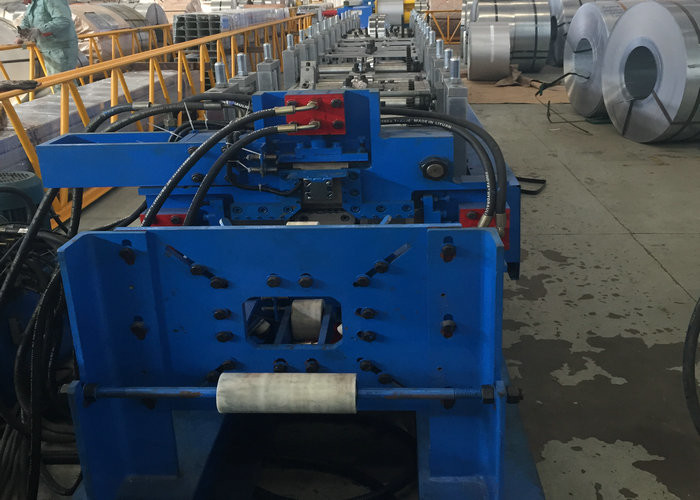Aluminium Rain Water Sheet Metal Roofing Machine 0.3mm - 1.0mm PPGI / GI Material