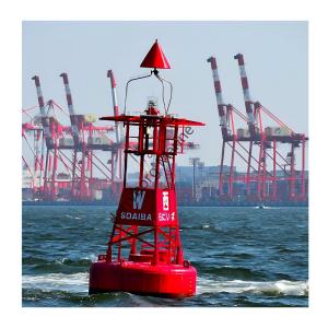 Wholesale Steel Frame Nautical Marine Buoys Cylindrical Navigation Buoy from china suppliers