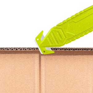 Wholesale Plastic Handle Material Safely Compact 15g Box Carton Opener Cutter with Hidden Blade from china suppliers