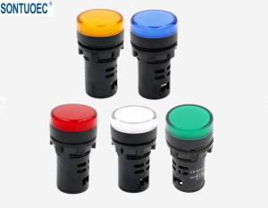 Wholesale Colorful Panel Mount 22mm Pilot Led Indicator Light 220V from china suppliers