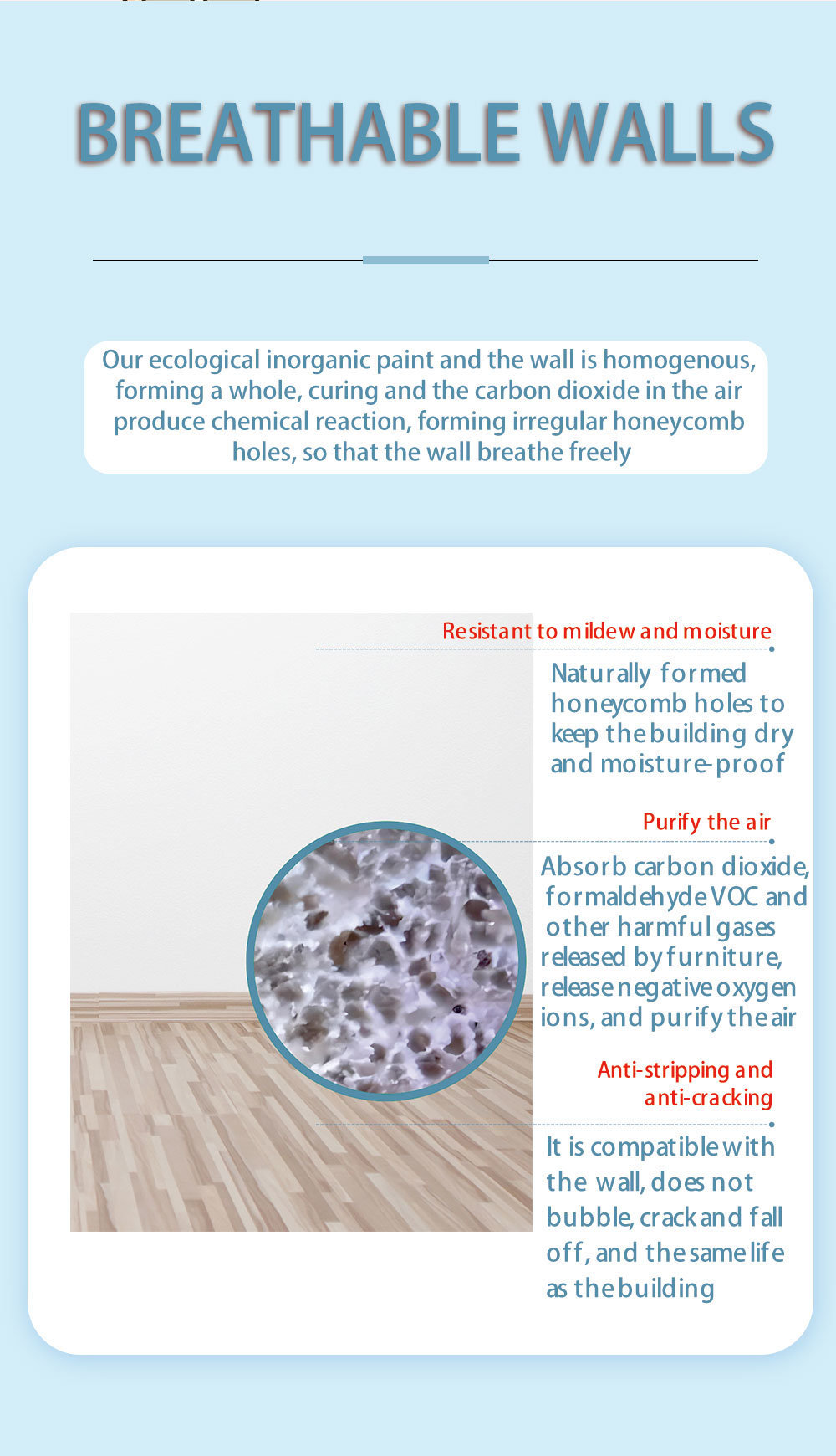 Anti Mildew and Antibacterial Soft Color Interior Wall Coating Customized Request