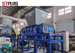 Compact Two Shaft Plastic 90kw Rubber Tire Shredder