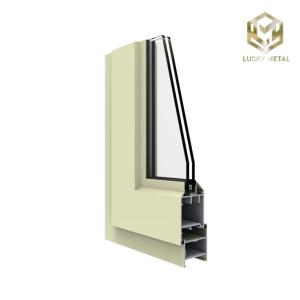 Wholesale Eco-Friendly Recycled Aluminium Door Frame Profile Low-Carbon Manufacturing from china suppliers