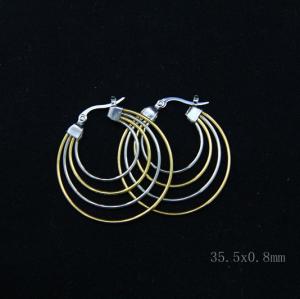 Wholesale Classic 316L Stainless Steel Fashion Jewelry Earrings Hoops Earrings LEH08-1 from china suppliers