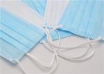 Hypoallergenic 3 Ply Face Mask High Breathability Fiberglass Free Latex Free