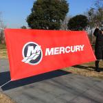 Custom Logo Outdoor Advertising Banner Polyester Sport Event Banner