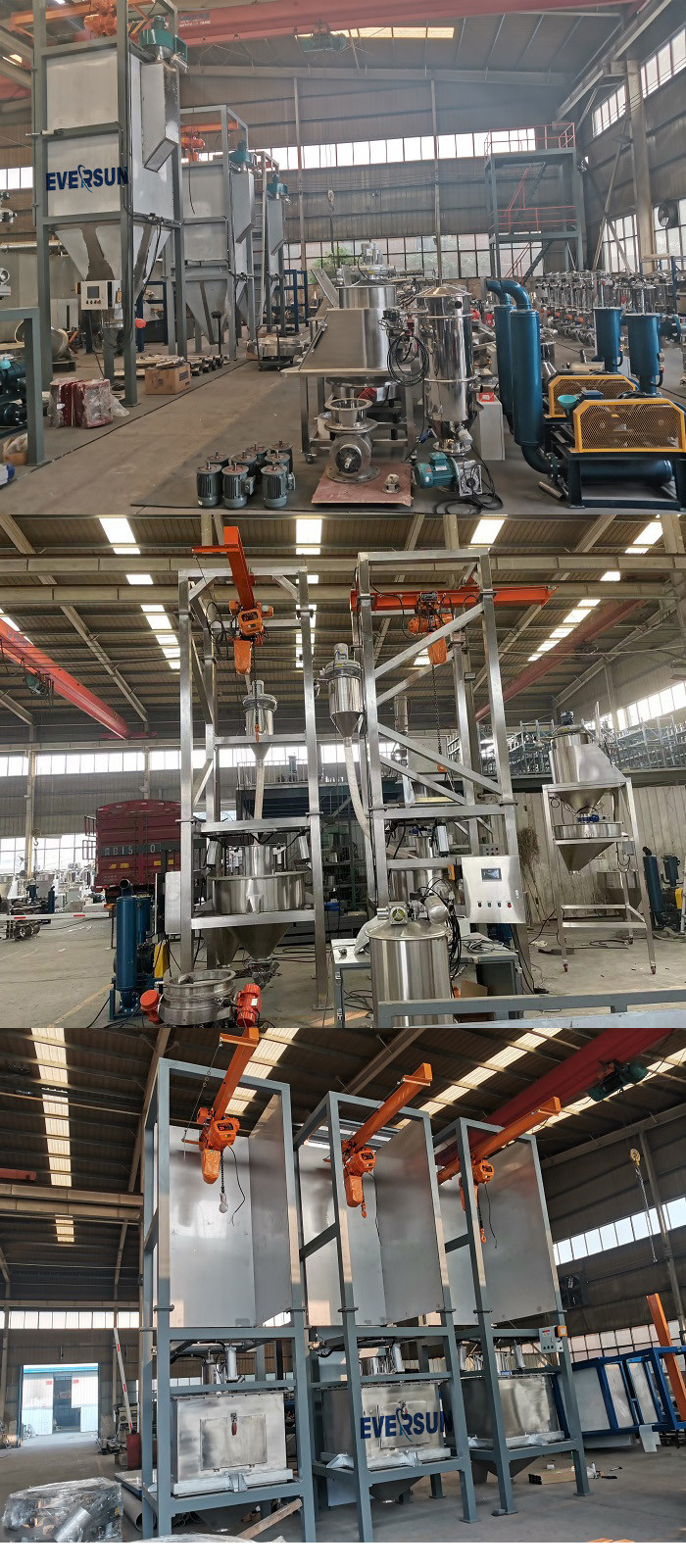 Stainless Steel Bulk Bag Discharging Station For Powder Unloader