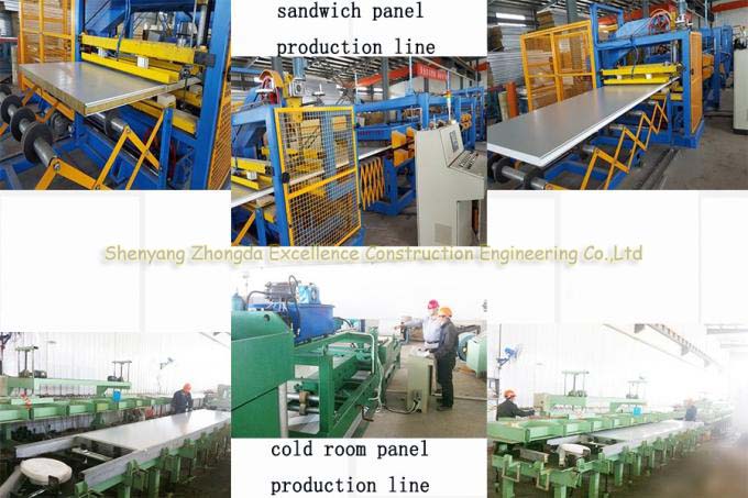 Rockwool/eps/pu metal roofing sandwich panel with low price