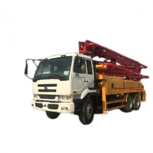 China 38m 140m3/H Used Truck Concrete Pump , Putzmeister Boom Pump High Efficiency on sale