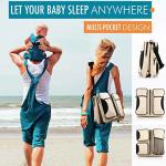 Newborns Diaper Bags Travel Bassinet , Messenger Changing Bag 3 In 1 Safe