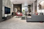 Interior Decor Floor Tile , Cream Red Color Polished Porcelain Tiles 90*90cm