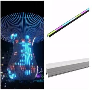 Wholesale Outdoor Waterproof LED Linear Light 24 - 48VDC IP66 RGBW Full Color DMX512 from china suppliers