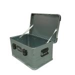 Anodize Outdoor Metal Aluminum Alloy Lunch Car Folding Boxes grey Camping Cargo