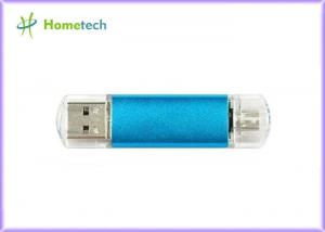 Wholesale 2GB High Speed OTG Mobile Phone USB Flash Drive U Disk Blue , 10MB/s from china suppliers