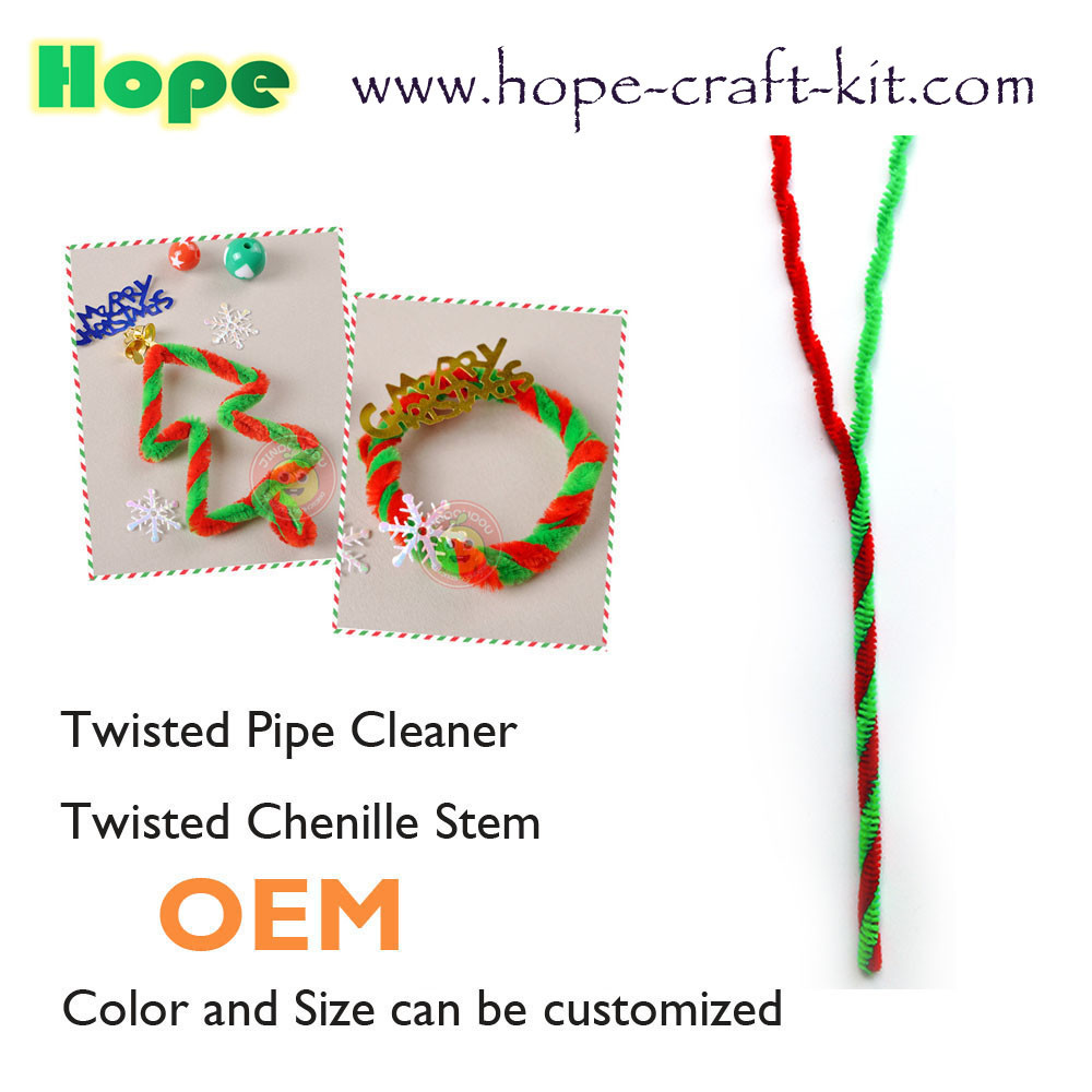 Wavy Wave shape Pipe cleaner chenille stems for children DIY hand craft kit and hobbies STEM INNOVATION material