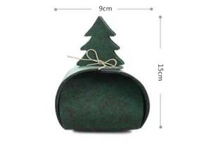 Wholesale 9*9*15 Cm Christmas Tree Boots , Anti - Seismic Eco Felt Gift Box from china suppliers