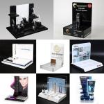 Elegant Acrylic Cosmetic Display Stand Plexiglas Display Set for Makeup or