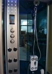 Single Glass Shower Cabin Shower Steam Room Enclosures With Slide Bar Tub