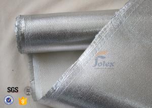 Wholesale 800℃ 700g 0.8mm Silver Coated High Silica Fabric Cloth For Heat Resistant from china suppliers