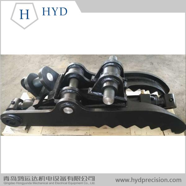 EXCAVATOR HYDRAULIC WOOD GRAPPLE WITH SINGLE CYLINDER