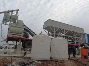 Wholesale Flexible Mobile Concrete Batching Plant , Tubular Automatic Batching Plant from china suppliers