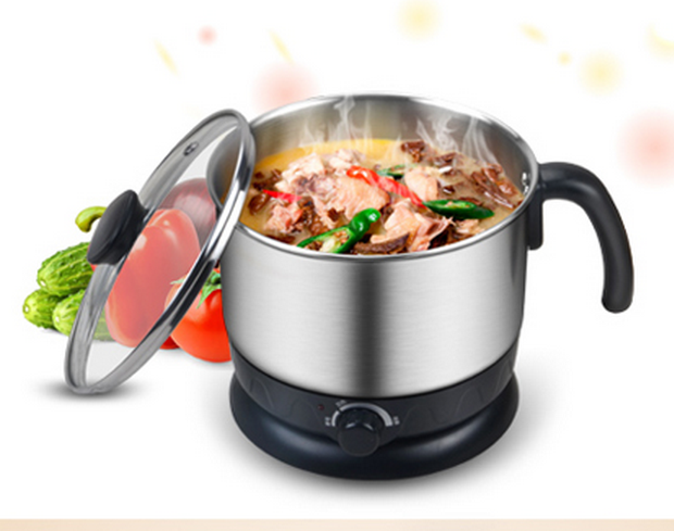 Glass Lid Multifunction Electric Pot Seamless Welding Waterproof High Strength