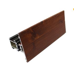 Wholesale Wood Finish Aluminium Alloy Profile , Extruded Aluminum Profiles For Windows / Door from china suppliers