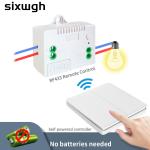 SIXWGH Wireless Wall Switch RF433MHZ RF Wireless Switch