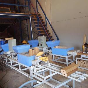 Wholesale Double Head Sawdust Recycling Wood Pallet Feet Machine from china suppliers