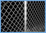 Green Vinyl Coated Chain Link Fence Panel For Farm 5mm Wire Dia