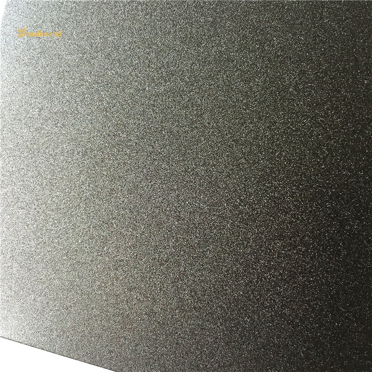 Sandblasted Grey Decorative Stainless Steel Sheet Anti Fingerprint