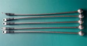 Wholesale 208mm Industrial Wiring Harness Chassis Electrostatic Grounding Stainless Steel Wire Rope from china suppliers