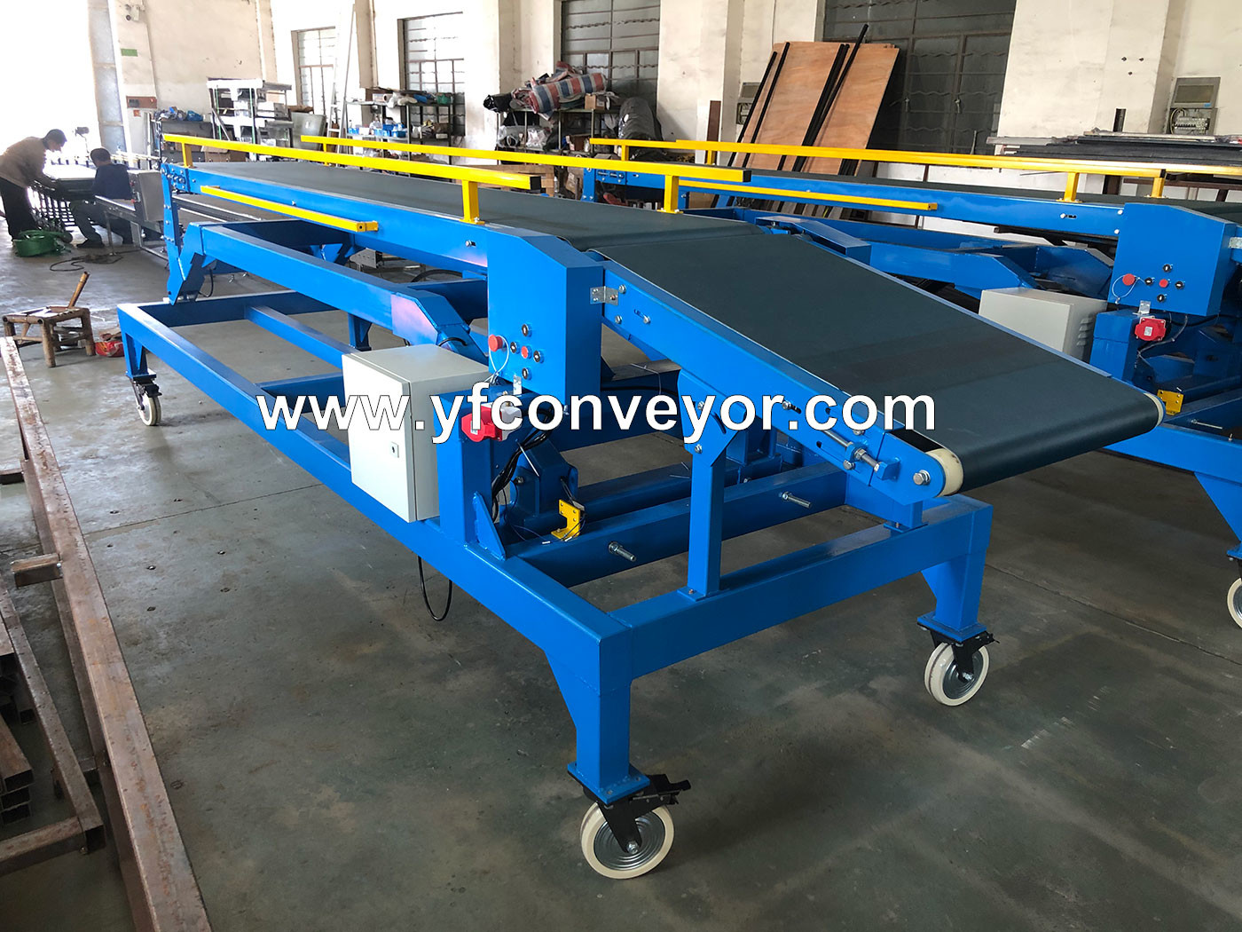 Customized Mobile Truck Loading Unloading Flexible Belt Conveyor