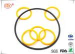 Buna O Rings Yellow Fuel And Oil Resistant Abrasion Resistance For Automotive