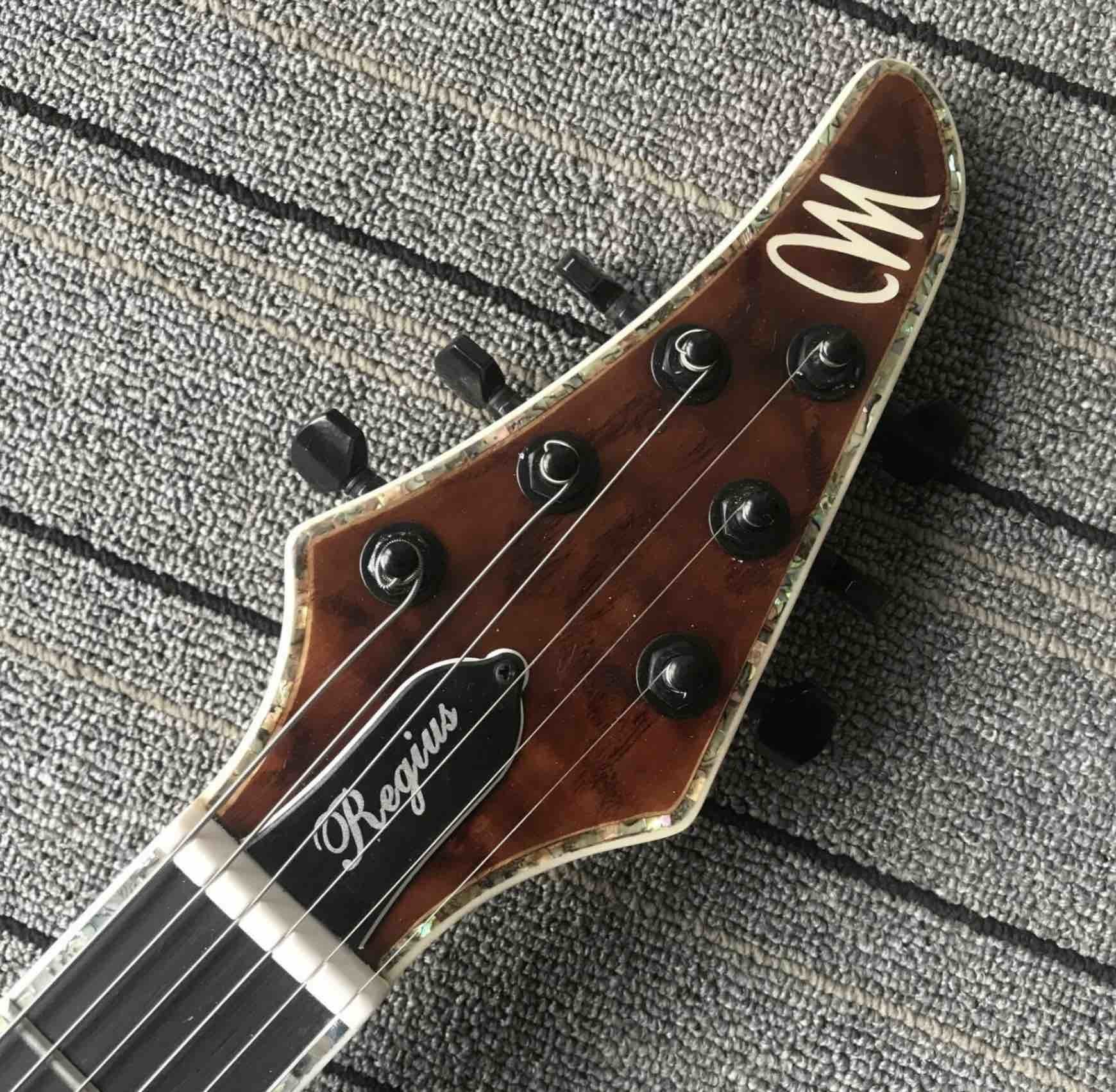 Mayones Regius 6 Electric Guitar ASH Body Back Side Ebony Fingerboard Free Shipping