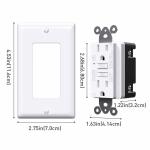 Wall Mount GFCI Outlet 125V 60Hz For Electrical Safety And Efficiency