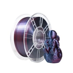 Wholesale Silk Tri-color Black Purple Red PLA+ Filament for 3D Printing Filament 1.75mm from china suppliers